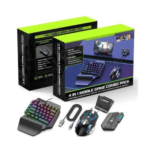 5 in 1 RGB Mobile Gaming Combo Pack