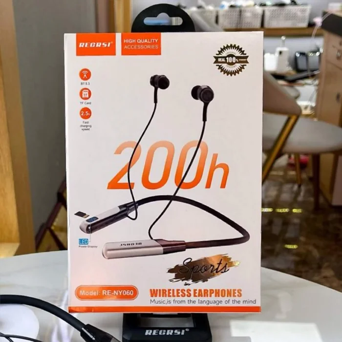 Recrsi RE-NY060 200 Hours Bluetooth Neckband