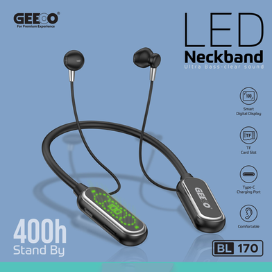 GEEOO BL170 LED Display Neckband