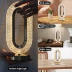 V Crystal Table Lamp