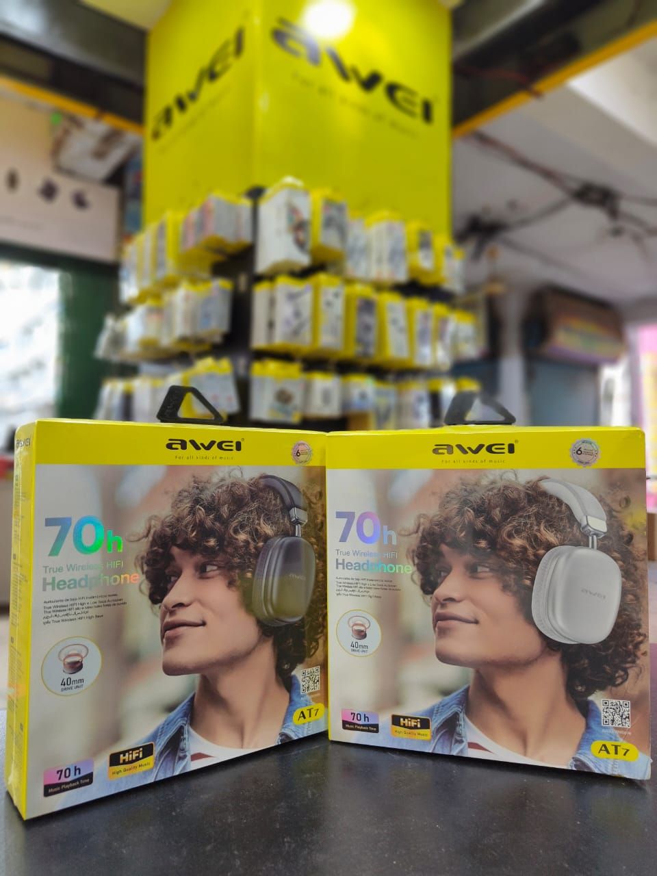 Awei AT7 Stereo Wireless Bluetooth Headphone