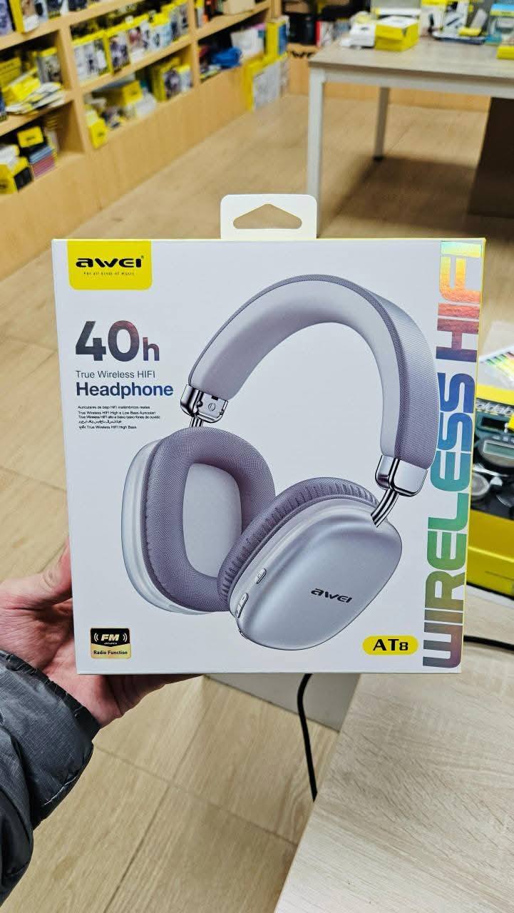 Awei AT8 Wireless Bluetooth Headphone