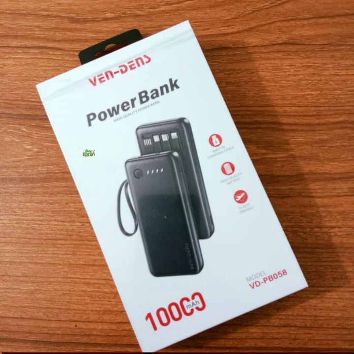 Ven-Dens VD-PB058 10000mAh Power Bank
