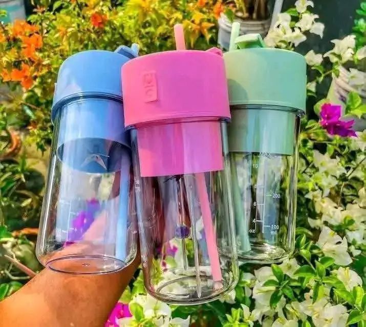 Portable A-807 Crusher Juicer with Juice Cup & Straw