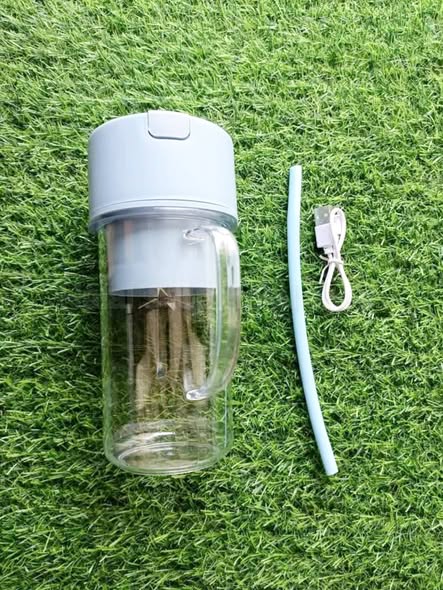 Portable A-807 Crusher Juicer with Juice Cup & Straw